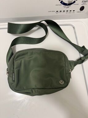 lululemon athletica Olive Green Mini Belt Bag